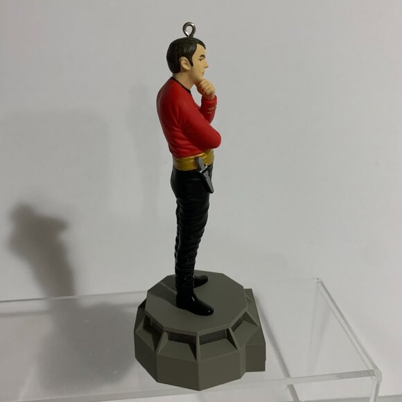 Hallmark Keepsake Christmas Storytellers Star Trek Lieutenant Scott Mirror - Picture 10 of 10